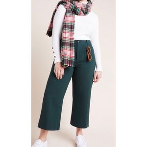 Antropologie cropped wide-leg pants